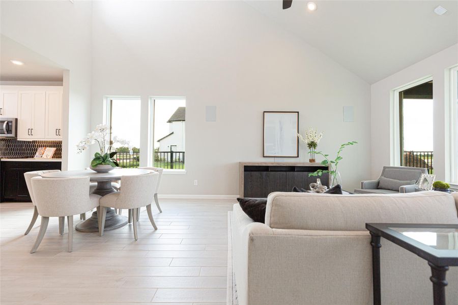 Furnished interior view inside a new home in , Conroe (Image 8).