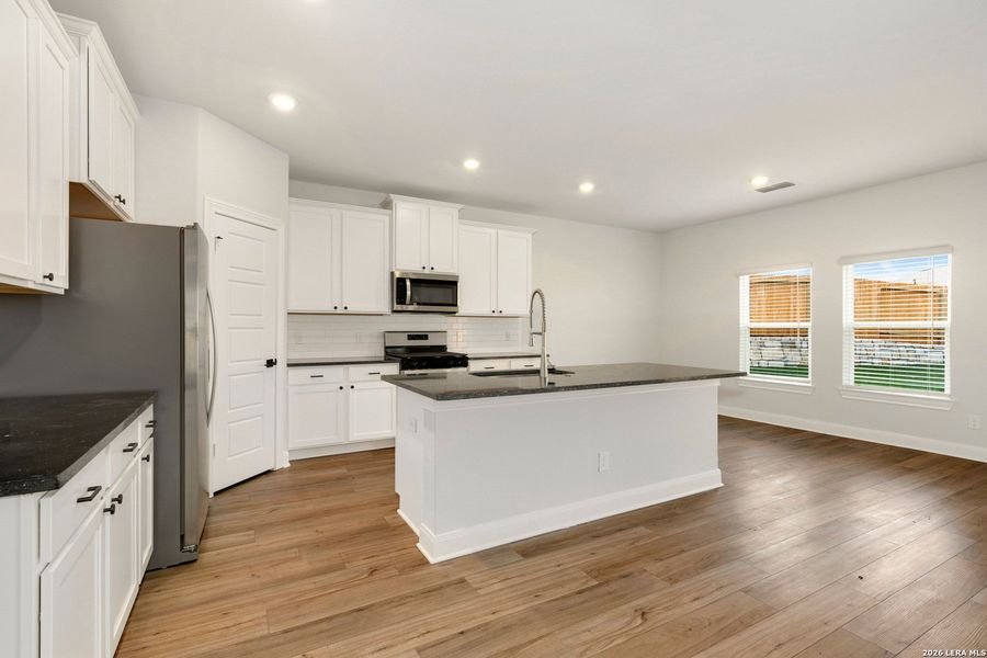 Furnished interior view inside a new home in Hightop Ridge, Converse (Image 4).