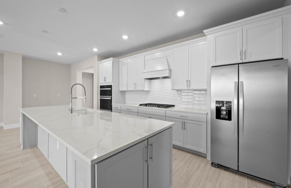 Furnished interior view inside a new home in Del Webb Oak Creek, North Fort Myers (Image 6).