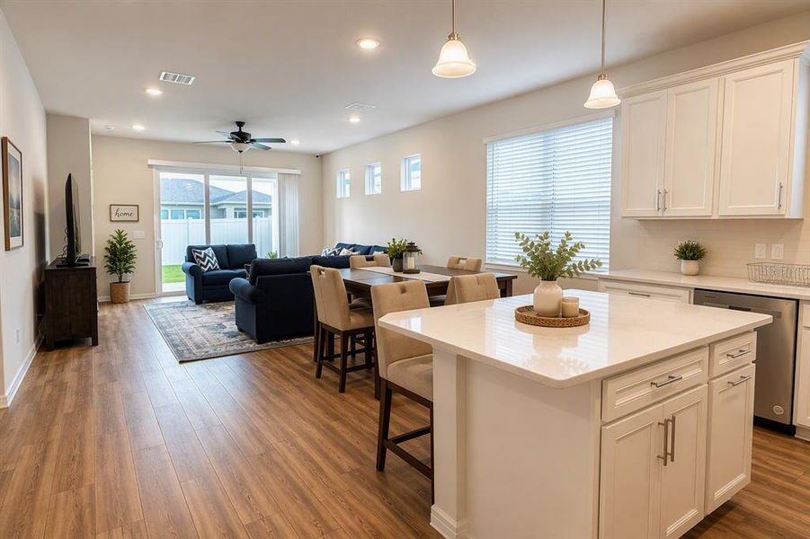 Furnished interior view inside a new home in , Kissimmee (Image 9).