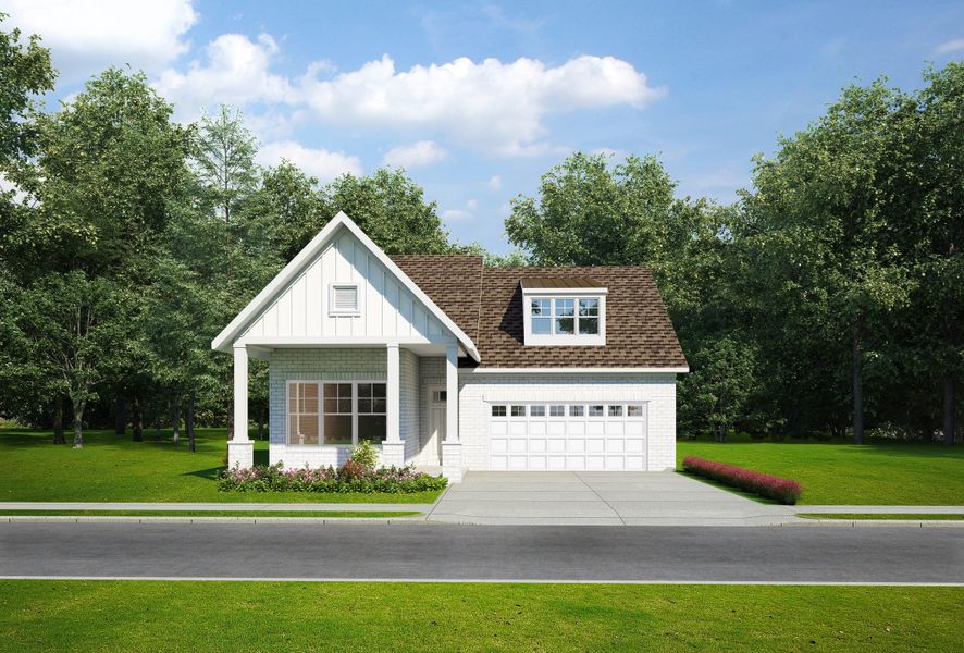 Representative exterior photo of a completed home built from the Hudson by Grant & Co in Lockwood, Collierville, TN (Image 2).