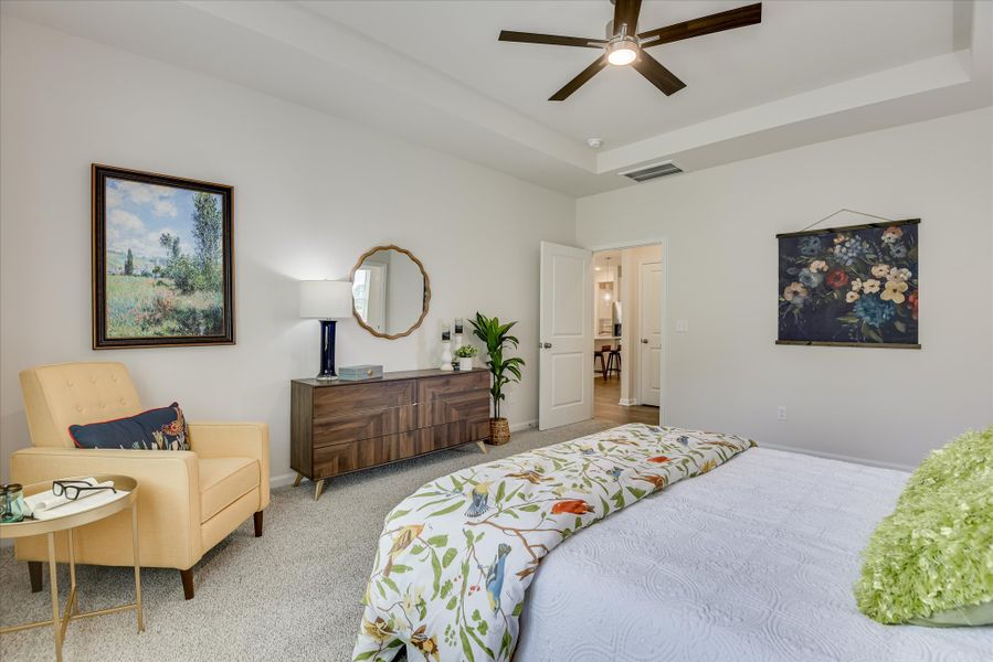 Furnished interior view inside a new home in Hitchcock Preserve 60', Aiken (Image 14).