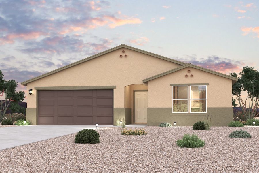 Representative exterior photo of a completed home built from the Mulberry by Century Complete in Point of View, Prescott Valley, AZ (Image 1).