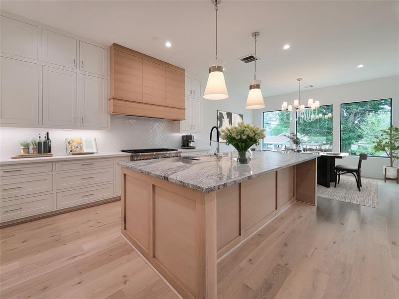 Kitchen virtually staged