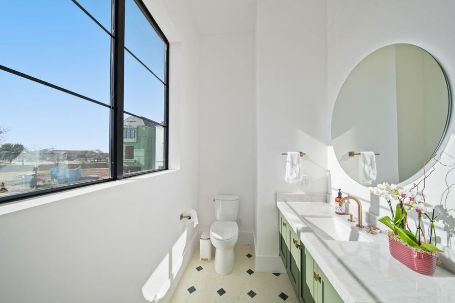 Furnished interior view inside a new home in Monet Estates, Sugar Land (Image 34).