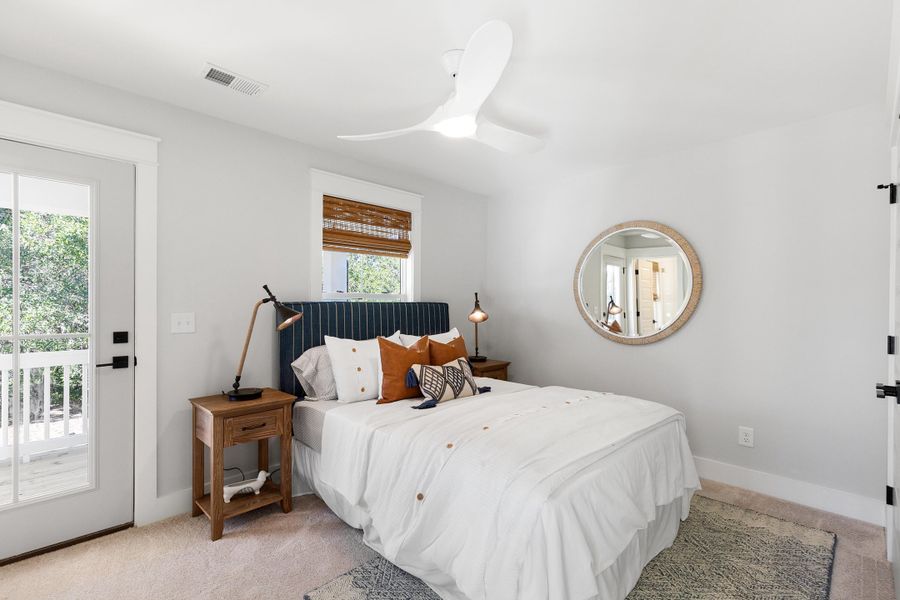 Furnished interior view inside a new home in Miller's Crossing, Johns Island (Image 50).