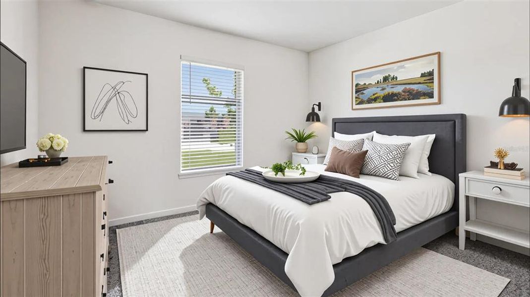Furnished interior view inside a new home in Triumph South, Wildwood (Image 4).