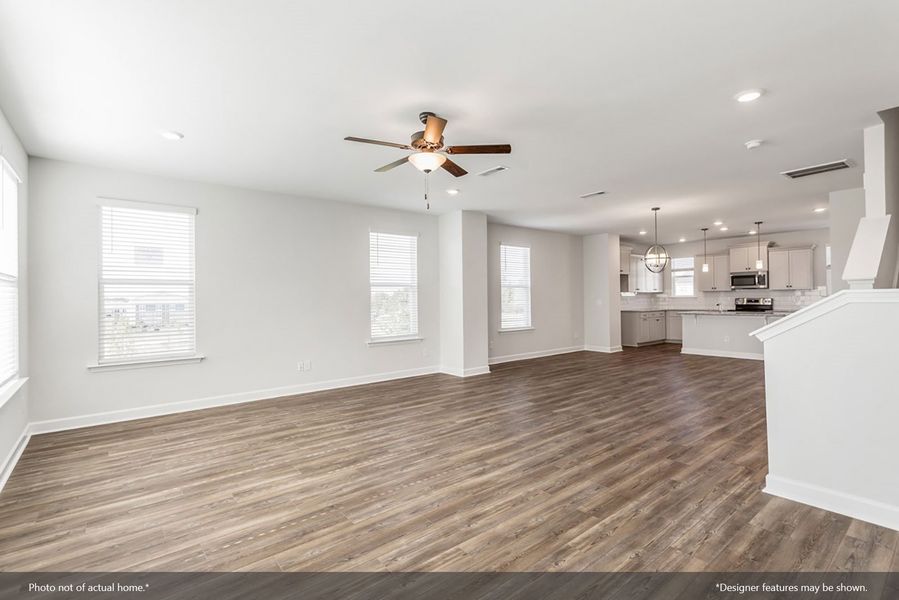 Spacious, unfurnished interior of a new home in Renaissance at White Oak, Garner (Image 18).
