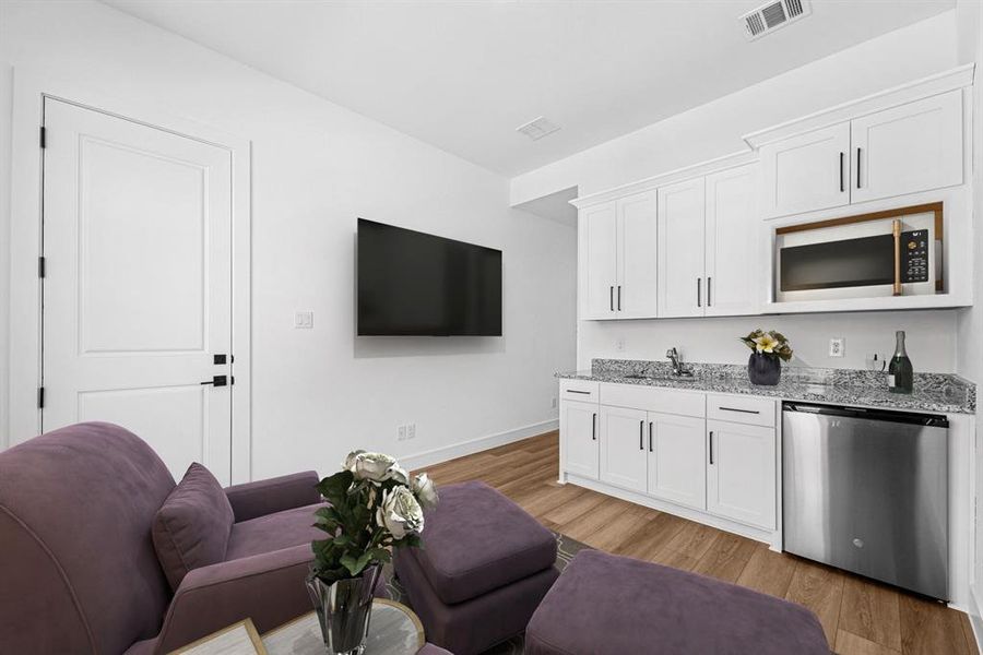 Furnished interior view inside a new home in Elevon, Lavon (Image 18). Furnished interior view inside a new home in Elevon, Lavon (Image 18).