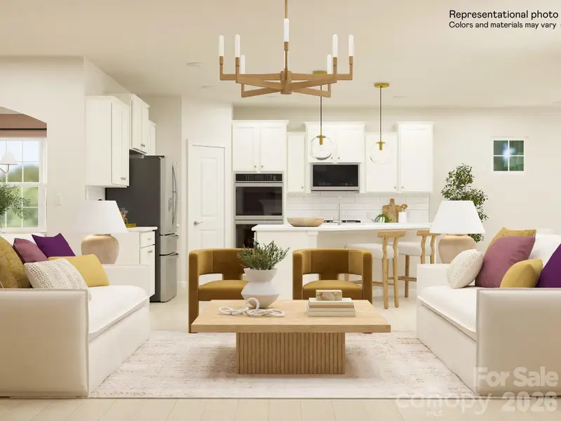 Furnished interior view inside a new home in Roselyn, Lancaster (Image 6).