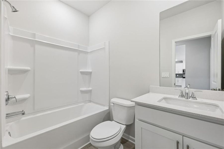 Furnished interior view inside a new home in Westmont Preserve, Powder Springs (Image 36).