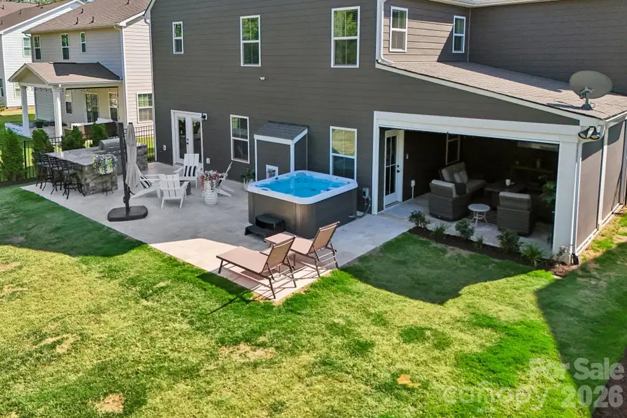 Exterior details and patio area of a home in , Indian Trail (Image 4).