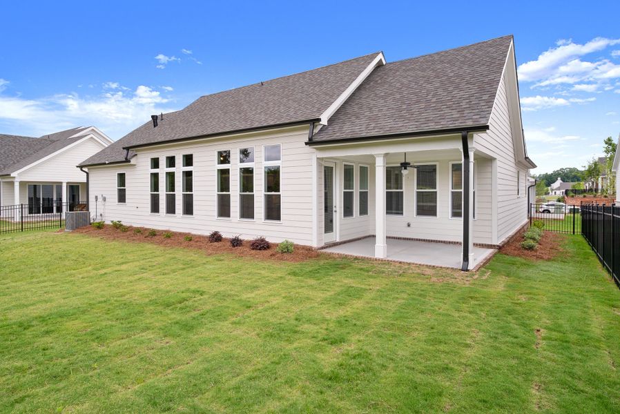 Representative exterior photo of a completed home built from the The Lawrence by The Providence Group in Promenade at Sawnee Village, Cumming, GA (Image 1). Representative exterior photo of a completed home built from the The Lawrence by The Providence Group in Promenade at Sawnee Village, Cumming, GA (Image 1).