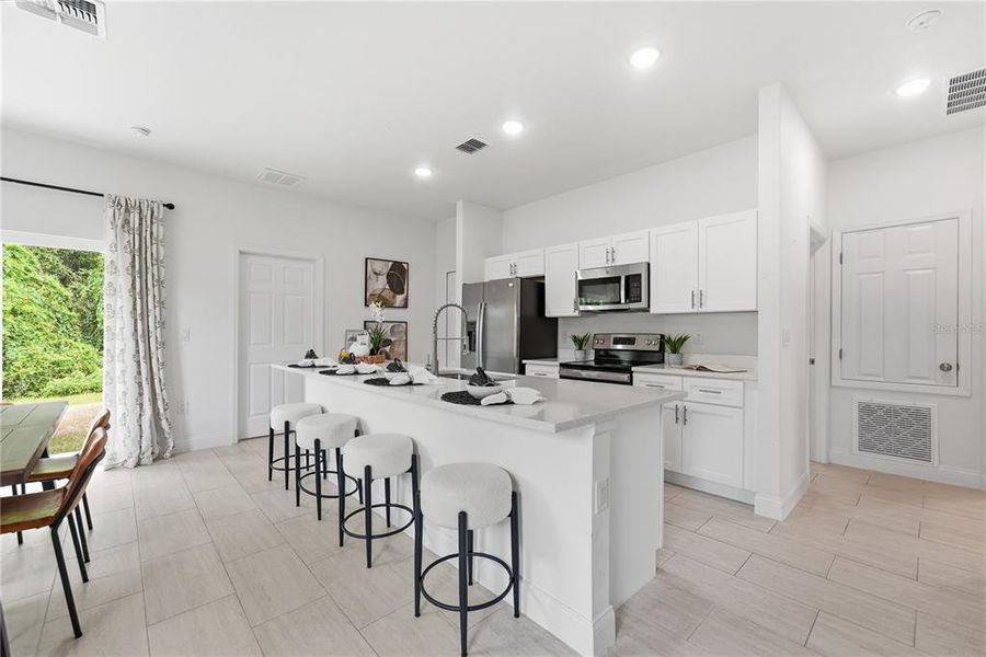 Furnished interior view inside a new home in , Orlando (Image 11).