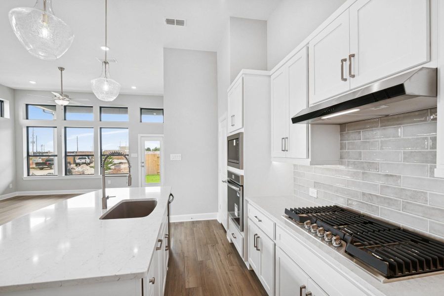 Furnished interior view inside a new home in Grange 45' Homesites, Katy (Image 7).