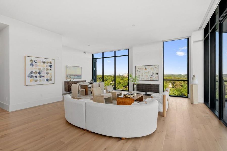 Furnished interior view inside a new home in The Dillon Buckhead, Atlanta (Image 55).