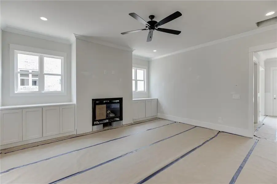 In-progress construction of a new home in , Buford, GA (Image 29).