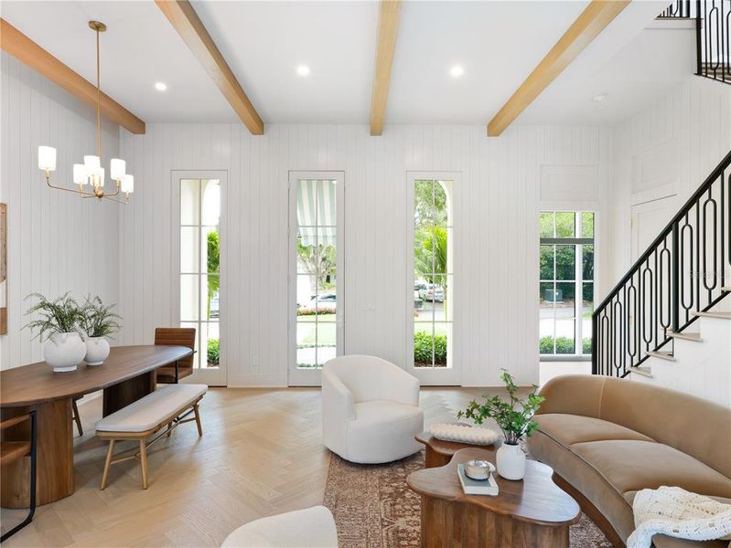 Furnished interior view inside a new home in , Winter Park (Image 55).