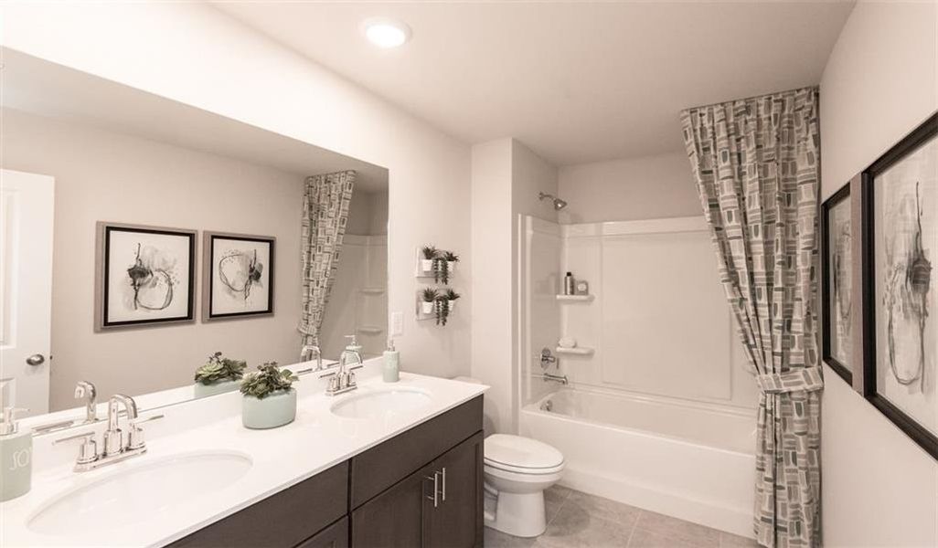 Furnished interior view inside a new home in Preserve at Mountain Creek, Pendergrass (Image 14). Furnished interior view inside a new home in Preserve at Mountain Creek, Pendergrass (Image 14).