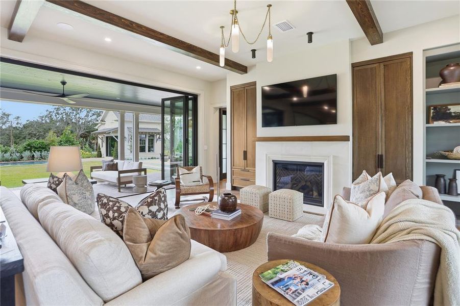 Furnished interior view inside a new home in , Oakland (Image 46).
