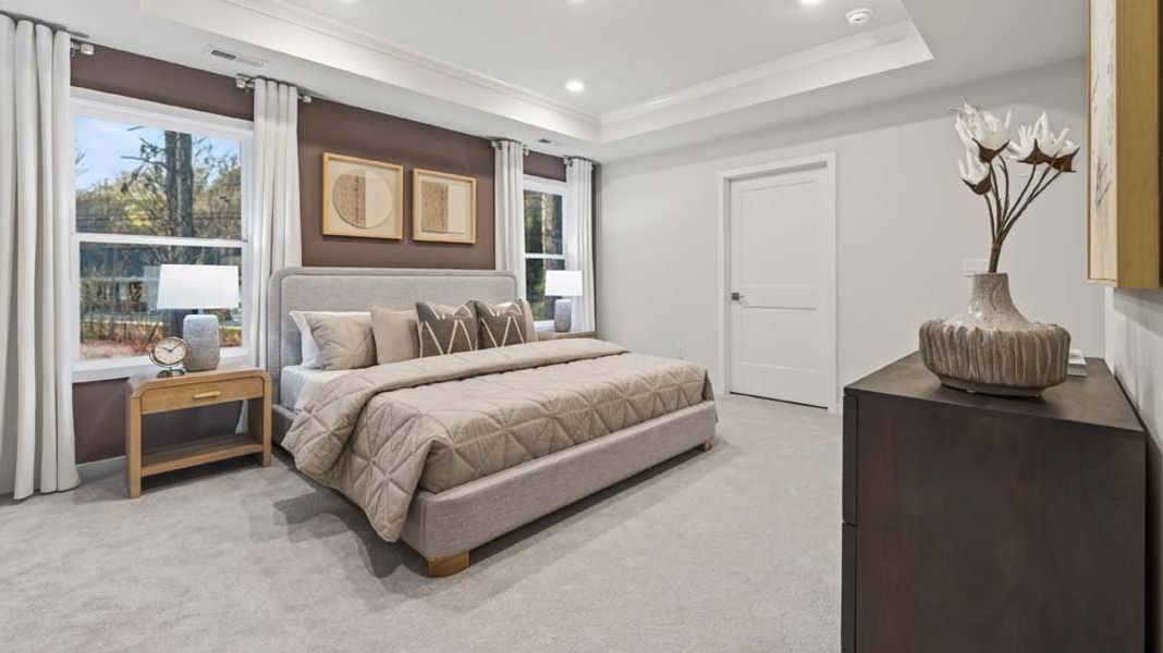 Furnished interior view inside a new home in Sylvan Creek, Denver (Image 25).