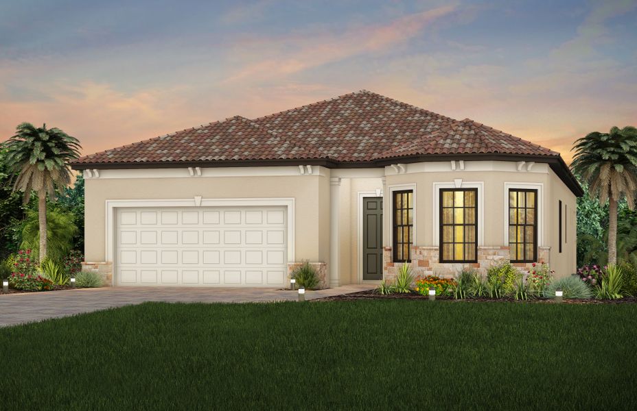 Exterior FM2 with optional stone