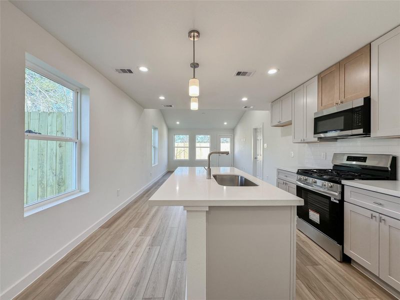 Furnished interior view inside a new home in , Conroe (Image 7).