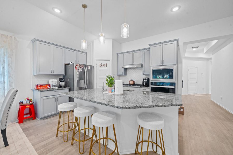 Furnished interior view inside a new home in , Cypress (Image 11).