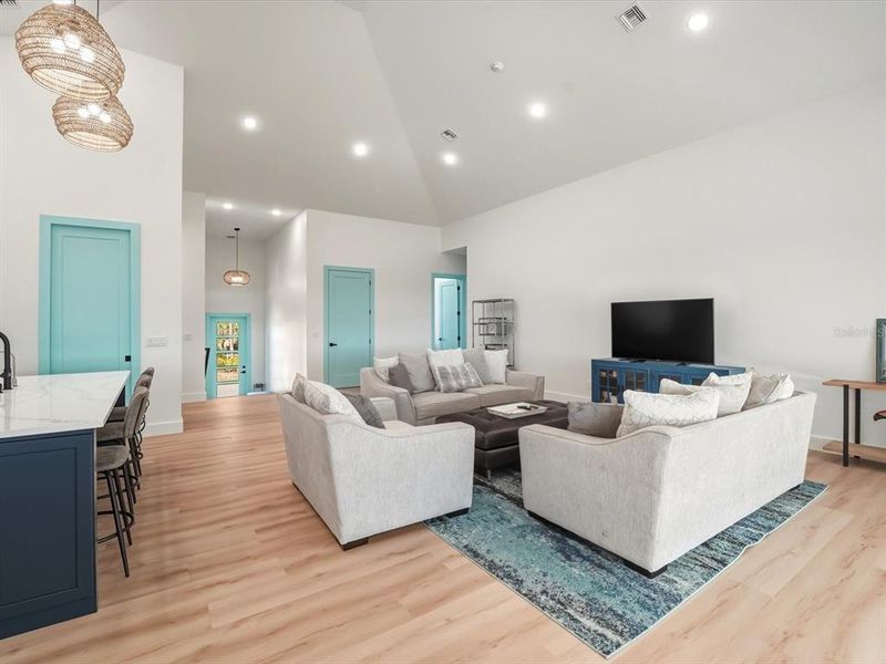Furnished interior view inside a new home in , Englewood (Image 8).