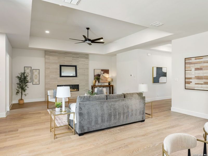 Furnished interior view inside a new home in , San Antonio (Image 10). Furnished interior view inside a new home in , San Antonio (Image 10).