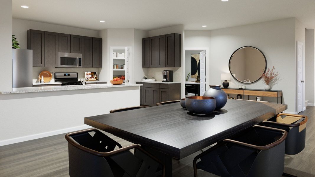 Representative furnished interior of a home built from the The Darwin by Legend Homes in Ridgeland Hills, Willis (Image 8).