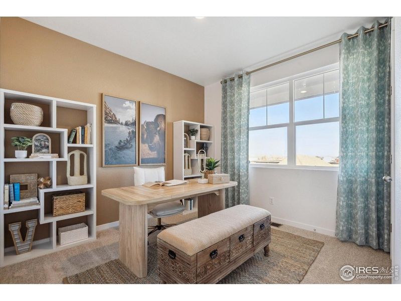 Furnished interior view inside a new home in Lakeside Canyon, Mead (Image 23).