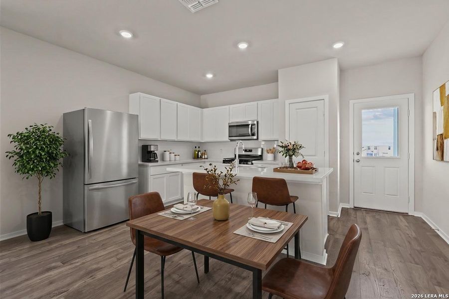 Furnished interior view inside a new home in The Parklands, Schertz (Image 15).