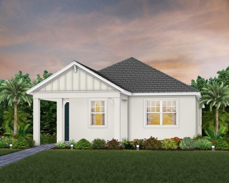 Representative exterior photo of a completed home built from the Beacon II by Pulte Homes in SeaFlower, Bradenton, FL (Image 15). Representative exterior photo of a completed home built from the Beacon II by Pulte Homes in SeaFlower, Bradenton, FL (Image 15).