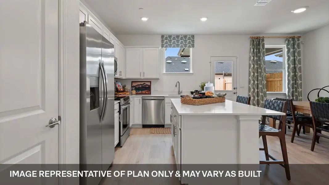 Furnished interior view inside a new home in Avery Centre, Round Rock (Image 9).