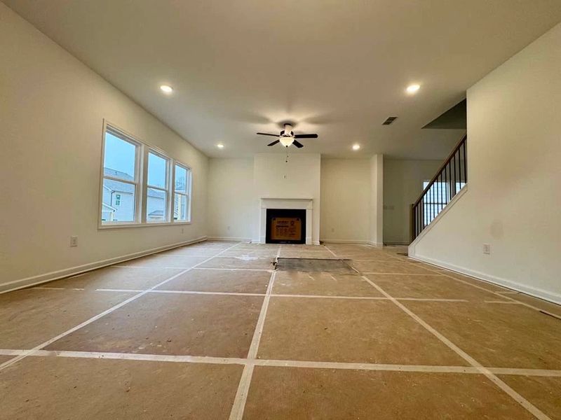 Family Room Construction Progress Family Room Construction Progress