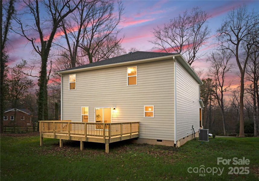 Exterior details and patio area of a home in , Mount Holly (Image 28).