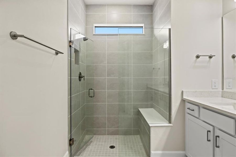 Furnished interior view inside a new home in , Nokomis (Image 39).