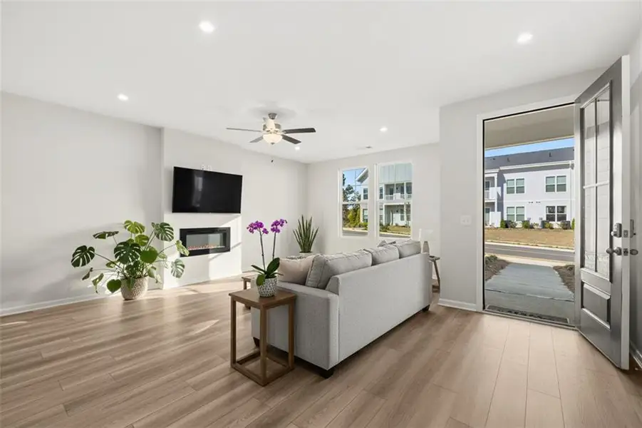 Furnished interior view inside a new home in Stegall Village, Emerson (Image 11). Furnished interior view inside a new home in Stegall Village, Emerson (Image 11).