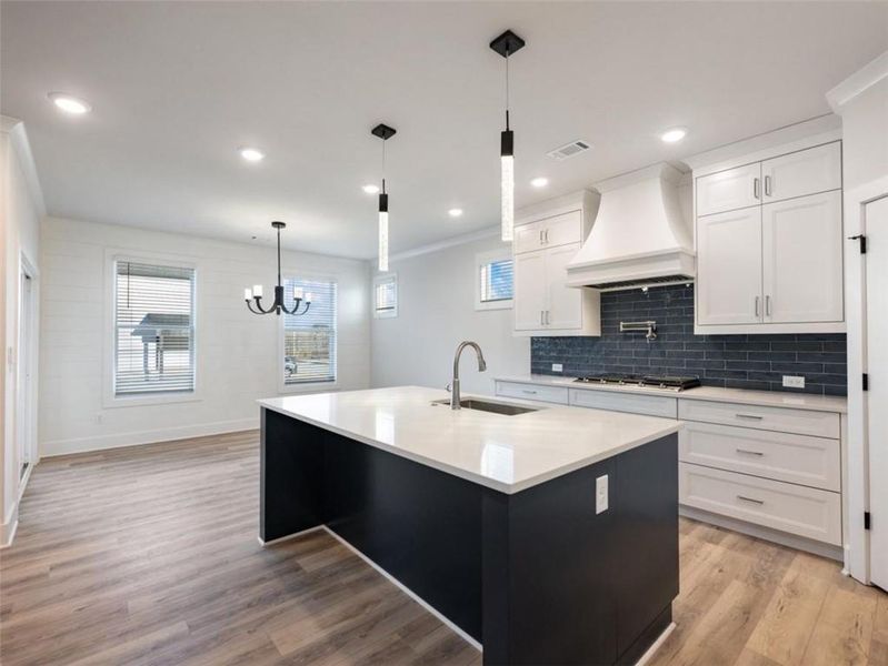 Furnished interior view inside a new home in , Buford (Image 14).