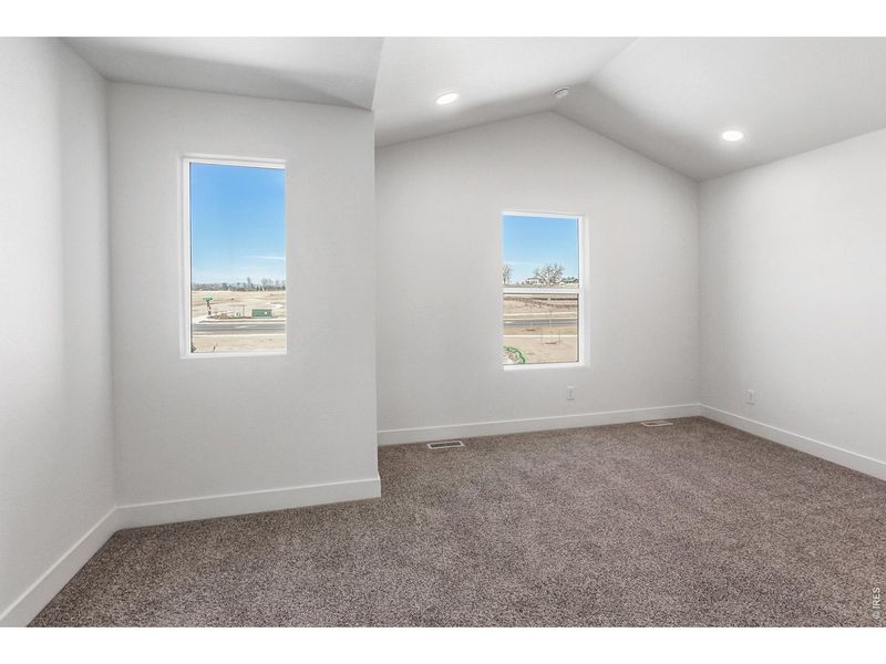 Spacious, unfurnished interior of a new home in Prairie Song Story Collection - Single Family Homes, Windsor (Image 19).