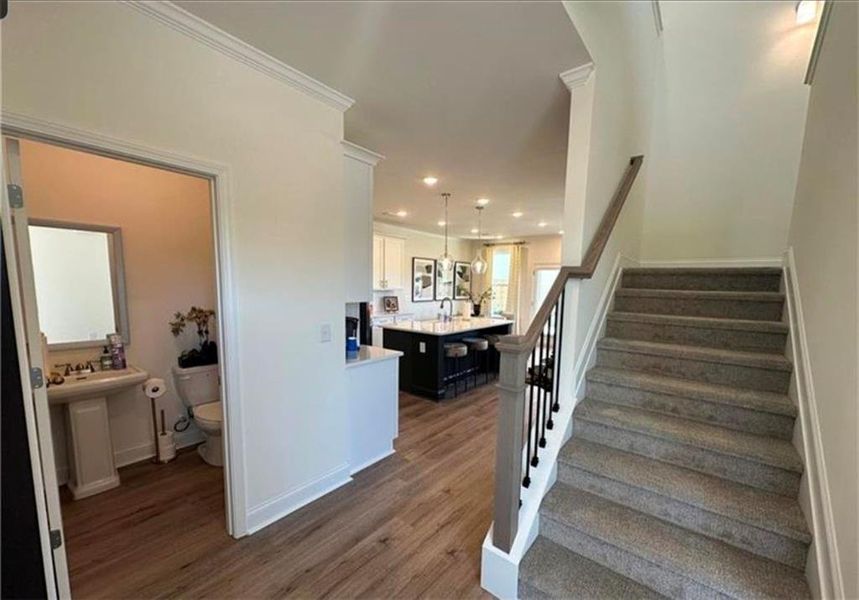 Furnished interior view inside a new home in Mulberry Summit, Flowery Branch (Image 7).