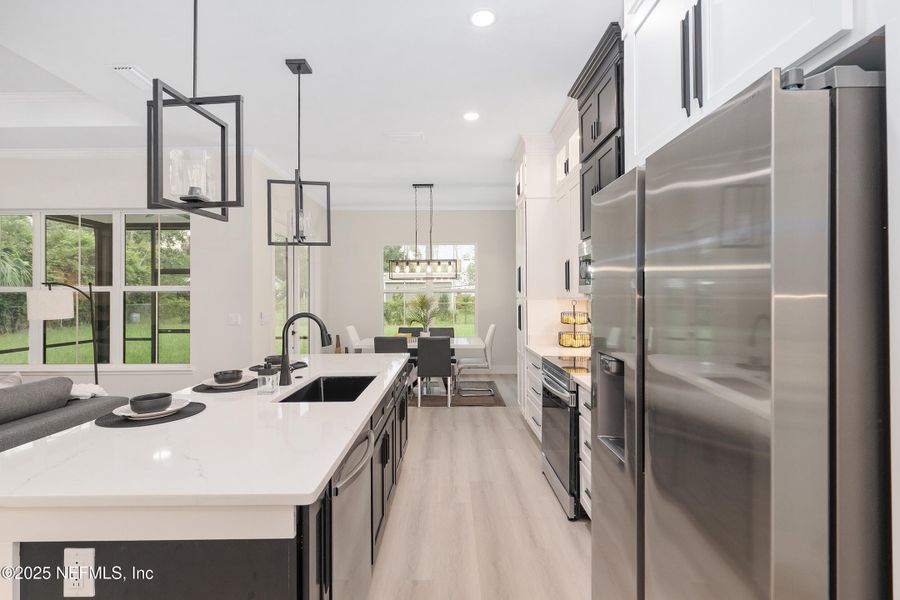 Furnished interior view inside a new home in , Gainesville (Image 47).