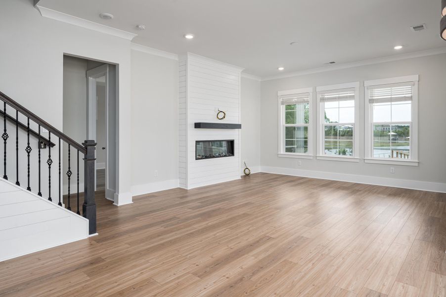 Spacious, unfurnished interior of a new home in Bayview Acres, Mount Pleasant (Image 13). Spacious, unfurnished interior of a new home in Bayview Acres, Mount Pleasant (Image 13).