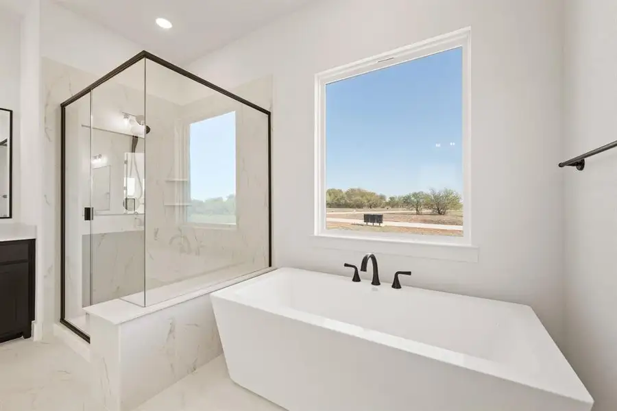 Furnished interior view inside a new home in Rolling Creek Ranch, Aledo (Image 8).