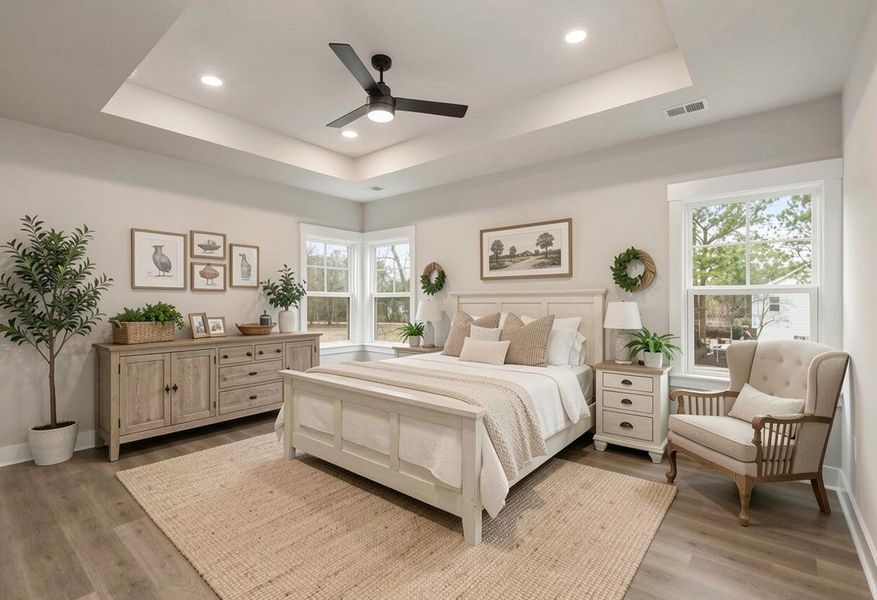 Furnished interior view inside a new home in , Mount Pleasant (Image 18).
