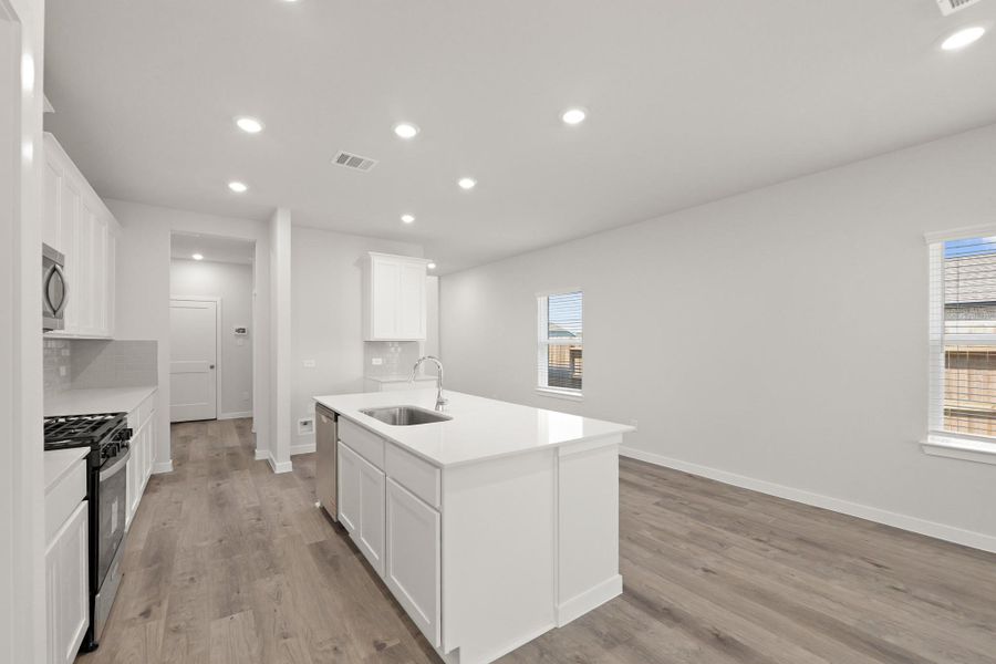 Furnished interior view inside a new home in River Ranch Trails, Dayton (Image 13). Furnished interior view inside a new home in River Ranch Trails, Dayton (Image 13).