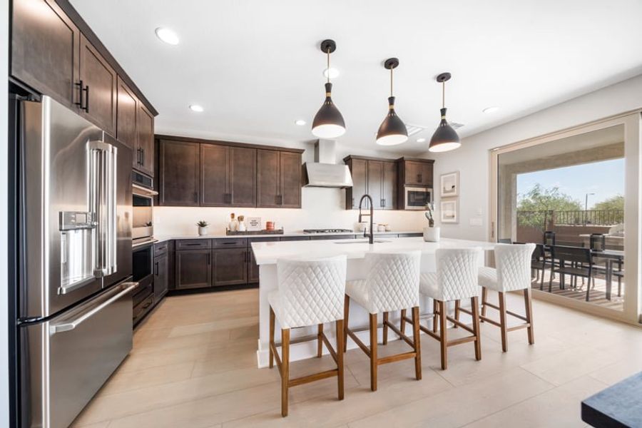 Representative furnished interior of a home built from the Havasupai by Taylor Morrison in Ovation at Meridian 55+, Queen Creek (Image 8). Representative furnished interior of a home built from the Havasupai by Taylor Morrison in Ovation at Meridian 55+, Queen Creek (Image 8).