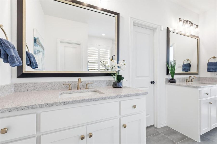 Furnished interior view inside a new home in , Haslet (Image 9).