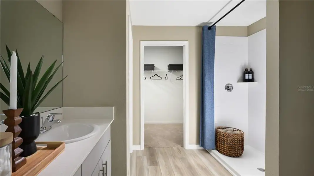 Furnished interior view inside a new home in Two Rivers, Zephyrhills (Image 18). Furnished interior view inside a new home in Two Rivers, Zephyrhills (Image 18).